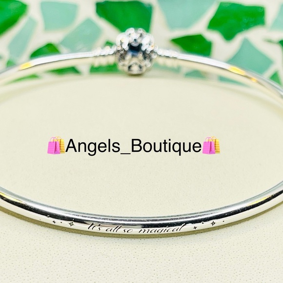 New Pandora Disney Princess Jasmine & Aladdin Bangle Winter Collection 2022 - Picture 4 of 10